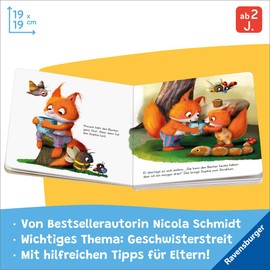 Mein artgerecht Geschwisterbuch: Ich zuerst! Nein, ich! - Vorlesegeschichte von Nicola Schmidt für Kinder ab 2 Jahren
