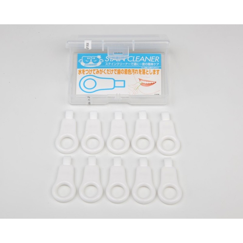 Clear Dent Teeth Peeling Sponges, Pack of 10