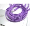 [F NODE] 靴紐 シューレース 平タイプ ライトパープル 120cm 1足分2本入り くつひも 平
