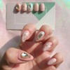 MunNail Brooch Marble Nail - Round / MunNail 브로치 마블네일