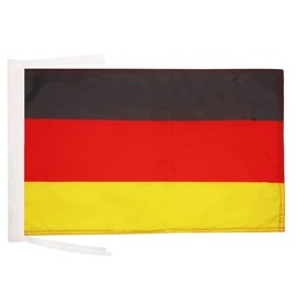 AZ FLAG Germany Flag 18'' x 12'' cords - German SMALL flags 30 x 45cm - Banner 18x12 in