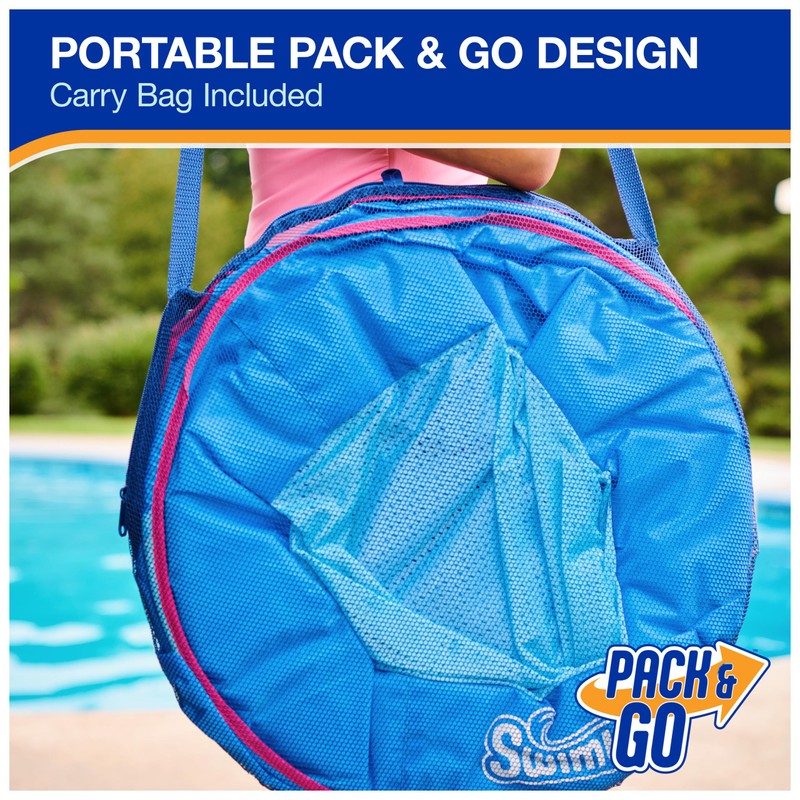SwimWays Spring Float Premium Papasan Pool Lounger, Inflatable Pool Floats