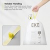 EKO Easy-Dispense Roll 80 Count Extra-Strong Drawstring Small Trash Bag,