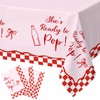 Sieral 4 Pcs She's Ready to Pop Baby Shower Decorations