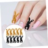 WOONEKY 10pcs Cute Skeleton Nail Stickers Nail Decals for Manicure