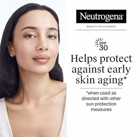 Neutrogena - Crema hidratante antiarrugas Rapid Wrinkle Repair Retinol con protección solar SPF 30, Crema diaria antiarrugas para cara y cuello con ác