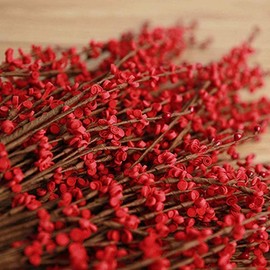 8 Pcs 29.5'' Long Stem Artificial Jasmine Flowers Tall Fake Flower Bouquet Faux Jasmine Plants for Hotel Home Office Kitchen Bedroom Wedding Party DIY Decor (Red)