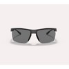 Native Eyewear Men's XD9048 Ridge-Runner Crest Rectangular Sunglasses, Matte Black/Grey