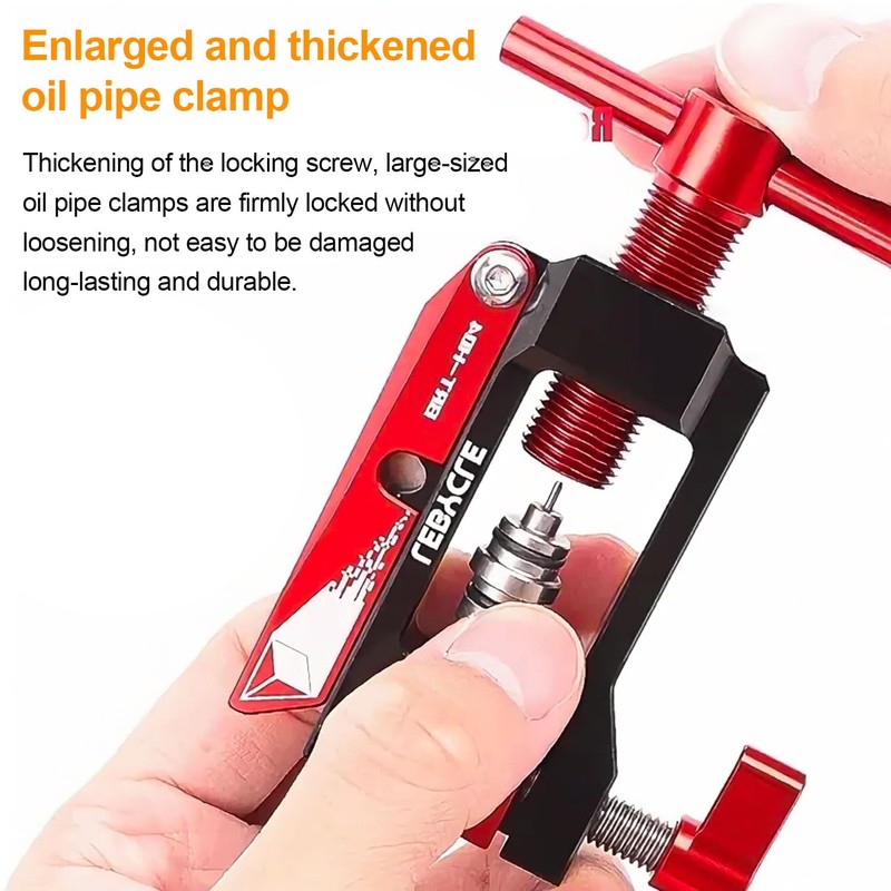 Bicycle Integrated Oil Needle Press Tool, U Shaped Cut, Precision