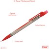 0.7mm FLAIR X-Tra Strong 2B Mechanical Pencils Rubber Tipped (RED