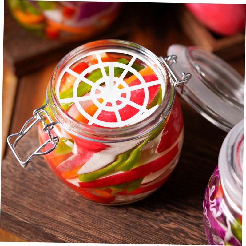 LIFKOME Jar Press Versatile Pickle Fermentation Press Set 5 Piece