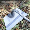 Michear Weeding Puller Garden Hoe Hand Tool,Stainless Steel Hand Hoe