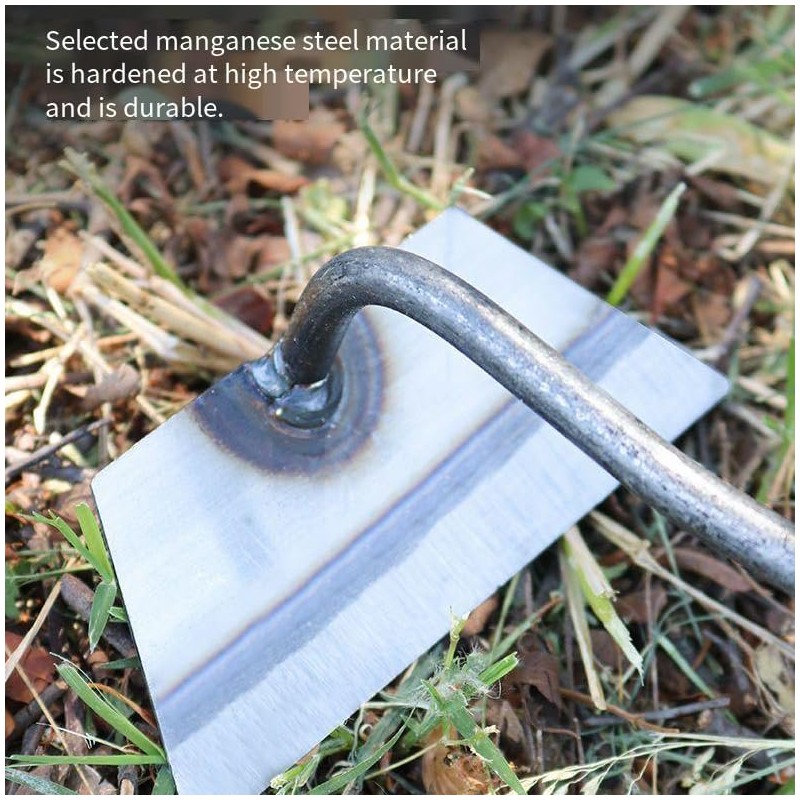 Michear Weeding Puller Garden Hoe Hand Tool,Stainless Steel Hand Hoe