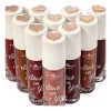 Labial Líquido Italia Deluxe Stuck On You Color Mauve Rosa