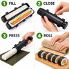 DIY Sushi Maker Set B with Sushi Bazooka, Bamboo Rolling