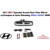 Hyundai 2012-2017 Hyundai Accent Rear View Mirror w/Compass & Auto