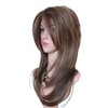 wigbuy Long Layered light Brown Hair and Blonde Balayage color