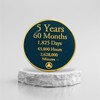 5 Year Sobriety Countdown Alcoholics Anonymous, Anniversary AA Medallion, Chip,