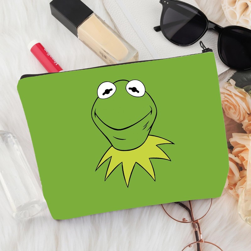 BDWPSS Frog Makeup Bag Muppet Movie Inspired Gift Frog Lover