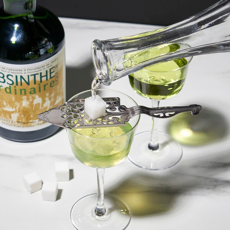Viski Absinthe Spoon - Vintage Style Absinthe Dripper with Perforations