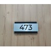 Número para Casa Moderno, Placa Doble de Aluminio y PVC,