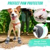 AUTOWT Dog Boots, 2 PCS Breathable Dog Paw Protector, Dual