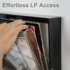 Acrylic Vinyl Record Wall Storage Display Box – Clear Front-Opening