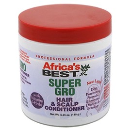 Africas Best Super Gro Hair & Scalp Conditioner 5.25oz (6 Pack)