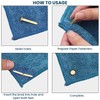 Trimming Shop 500 Pieces Metal Split Paper Fixing Pins Round