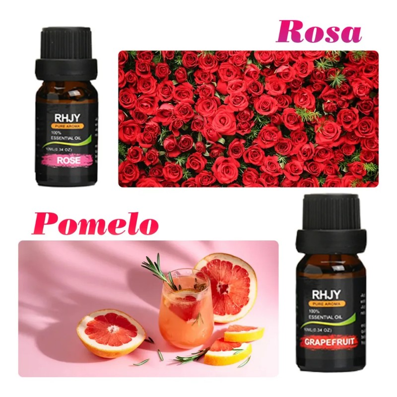 Kit De 14 Aceites Esenciales Aromaterapia 100% Puro 10ml Spa