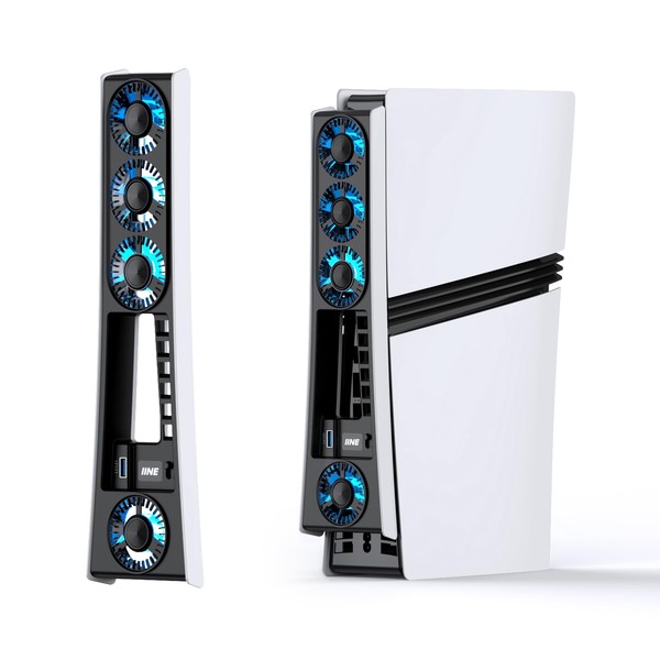 Cooling Fan for PS5 Pro, Efficient Cooler Fan with Adjustable