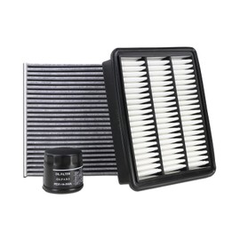 CA12167 Filtro de Aire de Motor y Filtro de Aceite PE01-14-302A y Filtro de Aire de Cabina CF12157 Apto para Mazda CX-9 2016-2023 2.5L