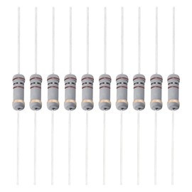 YOKIVE 100pcs Carbon Film Resistors 1W 100 Ohm 5% Tolerance Resistors for DIY Electronic Projects 4 Color Bands 10x3.5mm