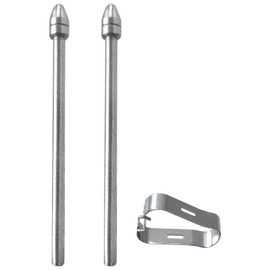 HaeKap 2 Pack Easy Installation Titanium Alloy Ballpoint Tips Replacement for STAEDTLER Noris Digital Classic and Jumbo Stylus Pen,High Pressure Sensitivity