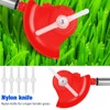 24V Electric Grass Trimmer With 6000mAh Battery Lawn Mower Powerful