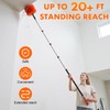 Window Washing Kit with Extension Pole 20FT, Squeegee for Window