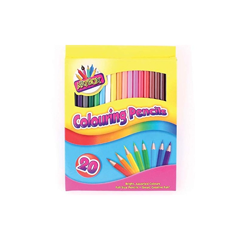 Artbox 20 full size colouring pencils set in 20 assorted