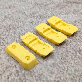 ULEIVA Replacement Slider Yellow Slider Kit Compatible with Beyerdynamic DT 770 DT 880 DT 990 Headset (Yellow)