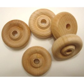 400 Wood Toy Wheels 1-1/4 Inch Diameter