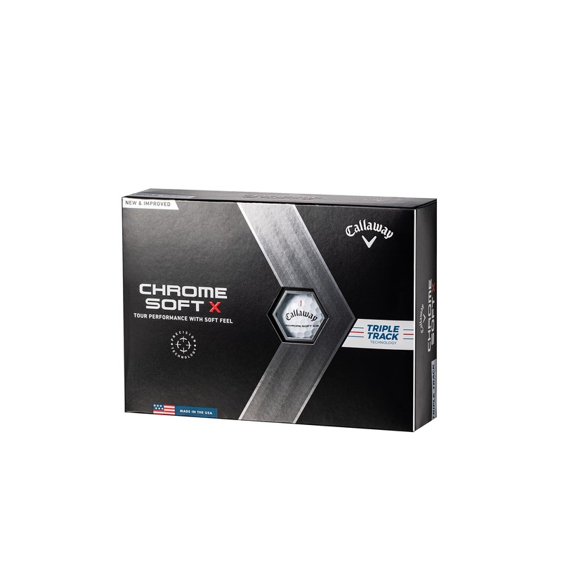 Callaway Golf Balls CHROME SOFT X 2022 1 Dozen (12