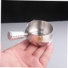 IWOWHERO Stainless Steel Wax Melting Spoon 60ml Waxing Tool Sealing