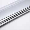 Deebior 94267Y Chrome Side Window Visor Wind Vent Deflector,4pc Outside