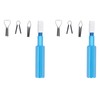 2 Set Floor Skiving Knife 4Pcs HSS Blades Aluminum Alloy
