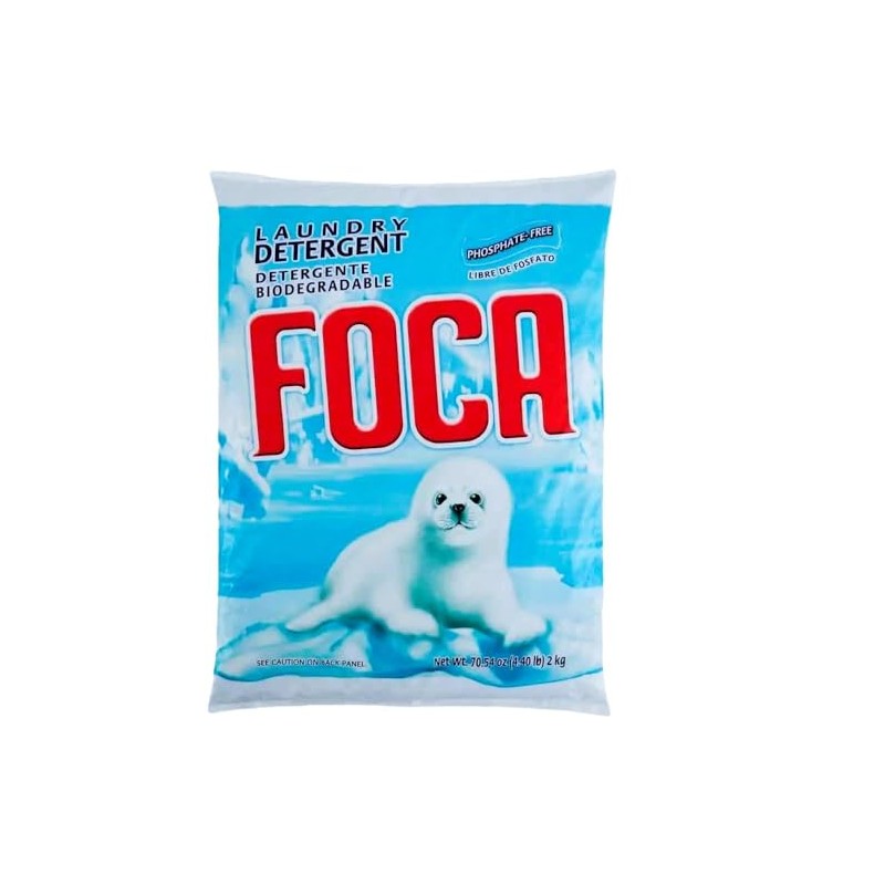 VECOSAS Foca Laundry Detergent 4.4 lb Bag - with Spoon.,