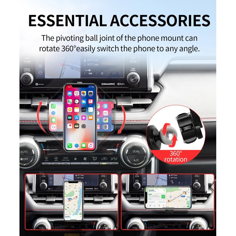 MaserWeller Car Phone Holder for Toyota RAV4 2019 2020 2021