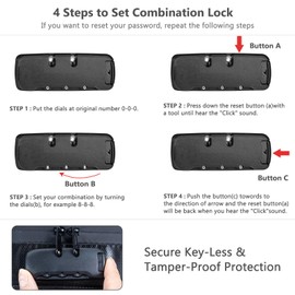 FRECOLSH 5200 Fireproof Document Organizer - Large Fireproof Bag with 20 Pockets - Locking Document Safe for Home and Office