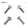 Accu - M4 x 16mm Socket Flanged Button Screws (ISO