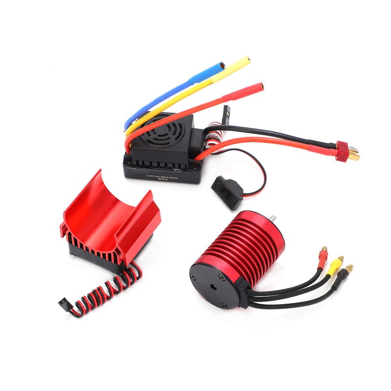 Waterproof F540 3000KV 4 Pole Brushless Motor 60A ESC Set