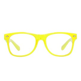 Gravity Shades Classic Buddy Sunglasses, Clear/Yellow