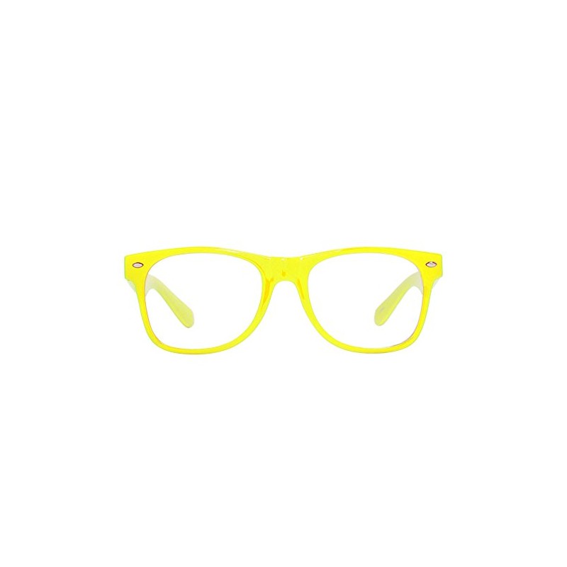 Gravity Shades Classic Buddy Sunglasses, Clear/Yellow
